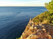 Croatie - Les falaises, à côté de notre lieu de bivouac