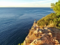 Croatie - Les falaises, à côté de notre lieu de bivouac