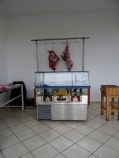 L'étal de viande dans un vieux frigo de glaces italiennes « Gelateria del Corso » !