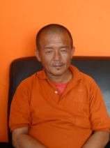 Moine tibétain réfugié à Katmandou