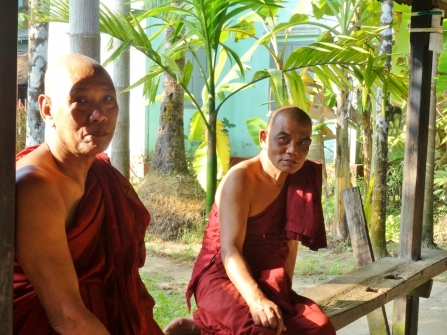 Myanmar - Au matin dans un monastère