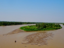 Myanmar - Traversée de fleuve.
