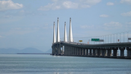 Le pont de Penang : 22 km !
