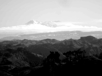 La chaîne de volcans du Tongariro